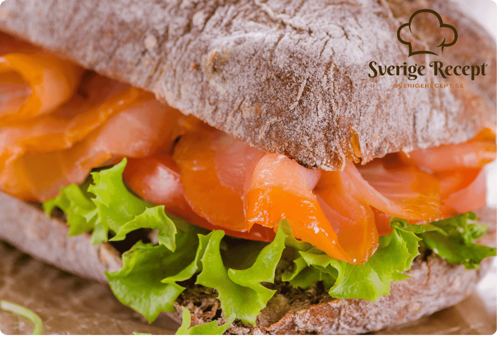 Kallrökt Lax på Rostat Bröd