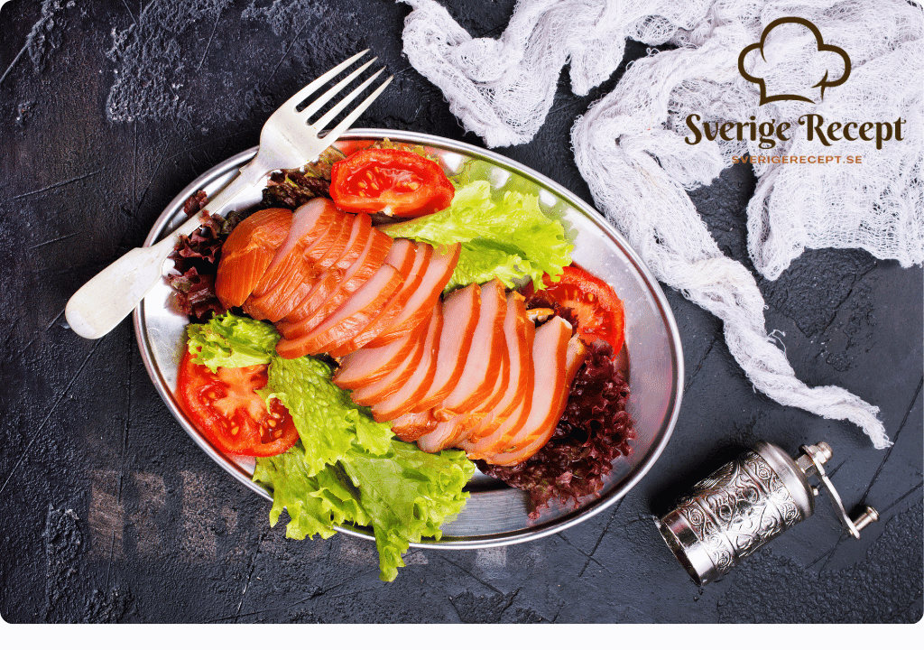 Fräsch Sallad med Kallrökt Lax