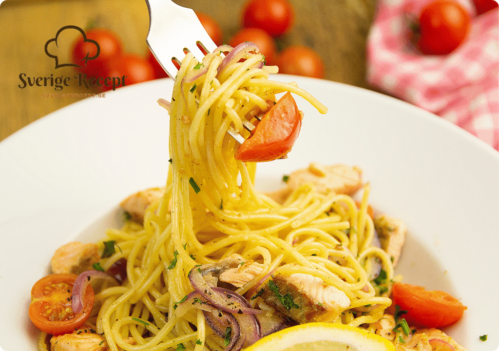 Pasta med Rökt Lax