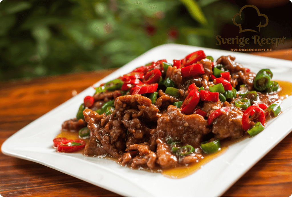 Lövbiff med Pepparsås