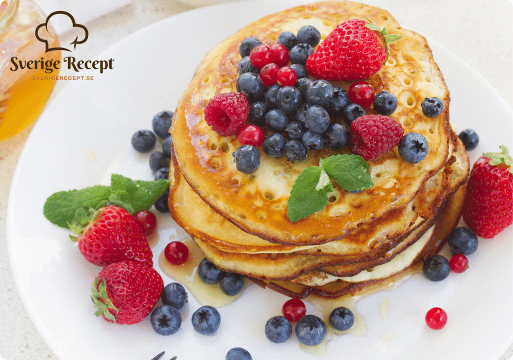 Pannkakor med Blåbär