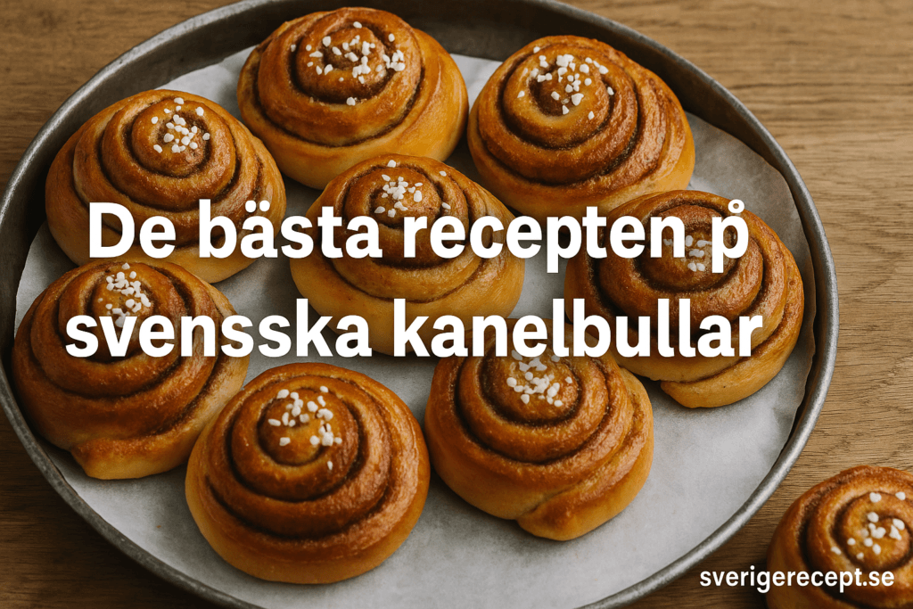 De bÀsta recepten pÄ svenska kanelbullar