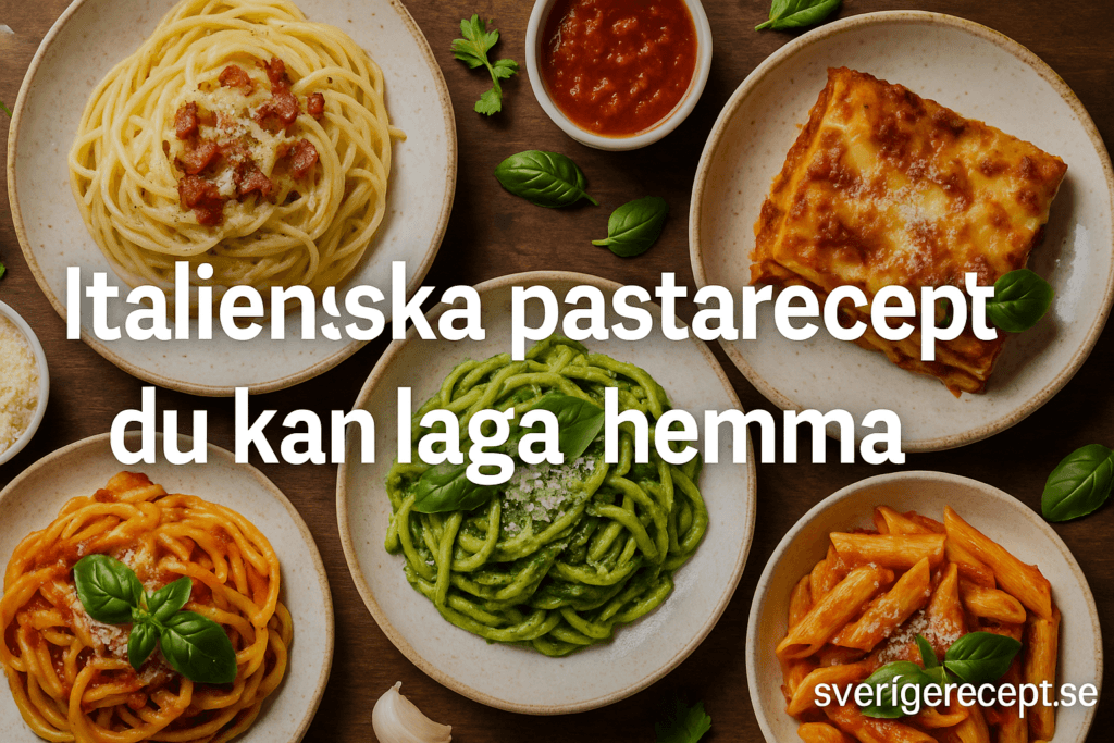 Italienska pastarecept du kan laga hemma