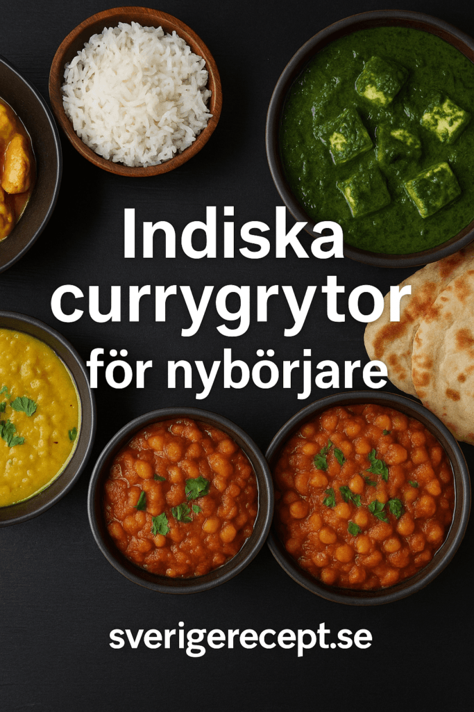 Indiska currygrytor för nybörjare