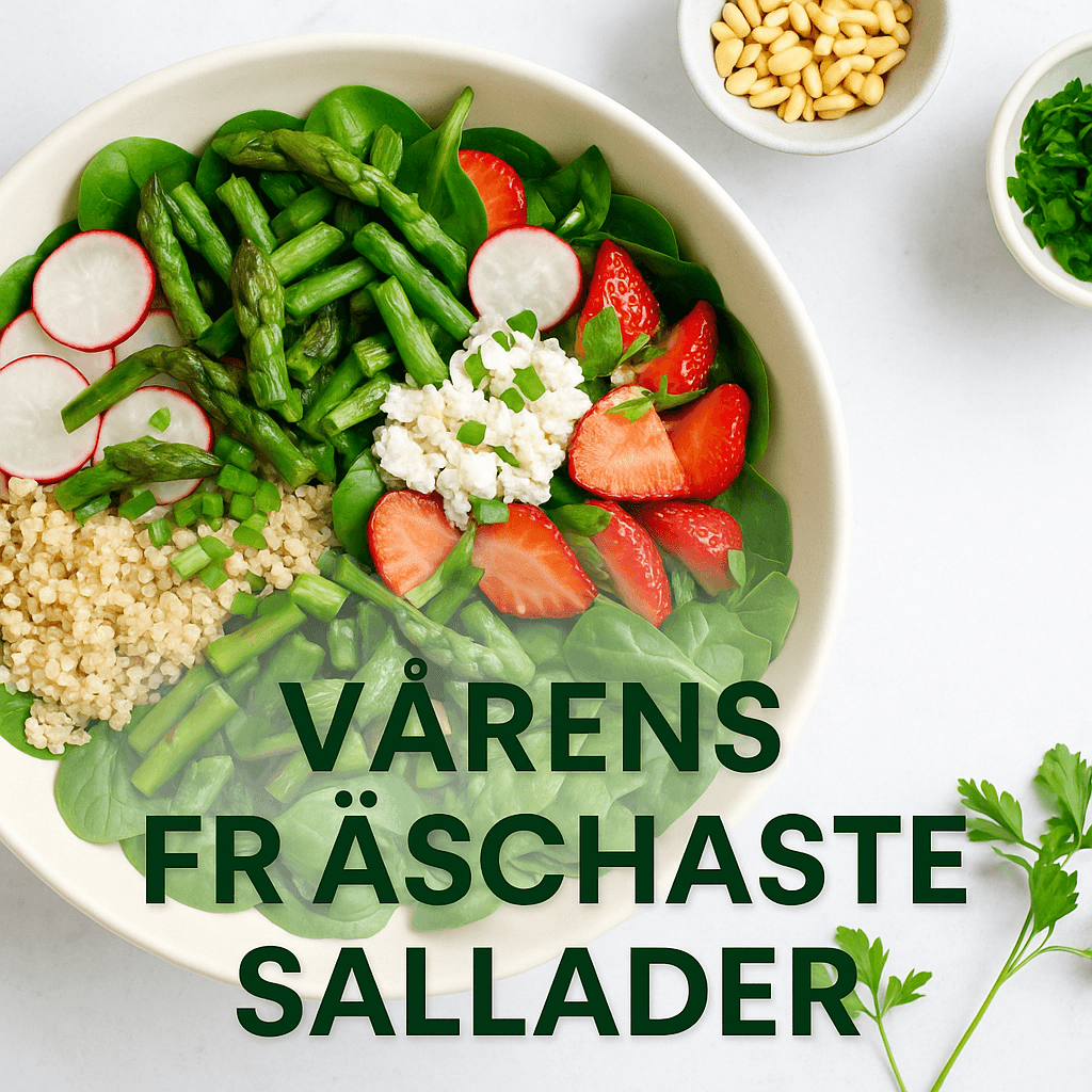 Vårens fräschaste sallader – 10 recept som ger energi och smak