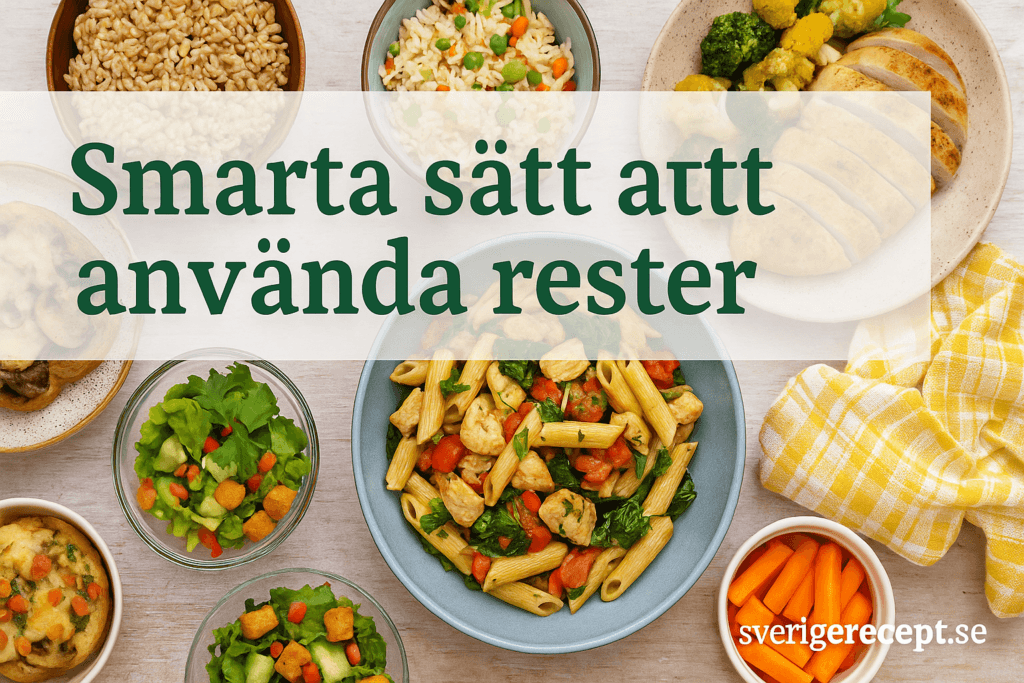 Smarta sĂ€tt att anvĂ€nda rester i nya rĂ€tter â spara pengar och minska matsvinnet