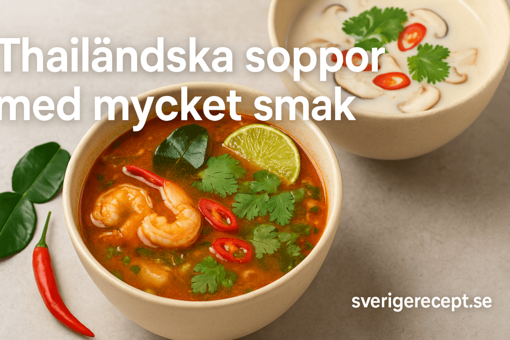 Thailändska soppor med mycket smak – recept, tips och smakhemligheter
