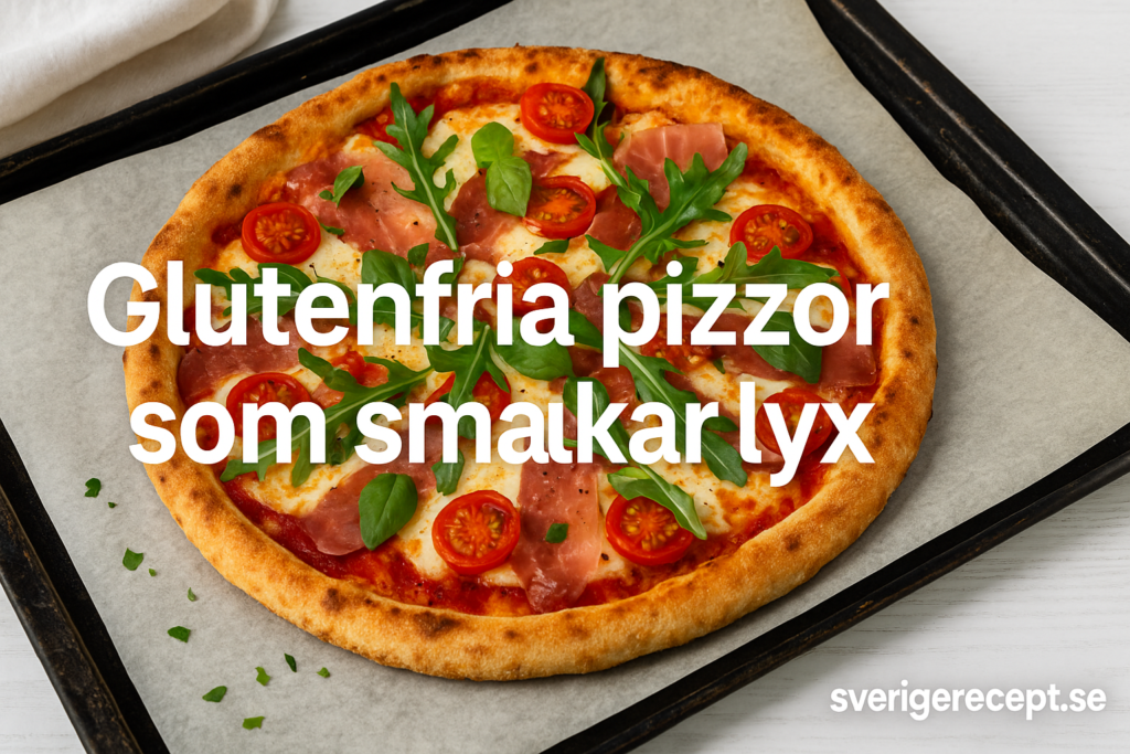 Glutenfria pizzor som smakar lyx – recept & tips