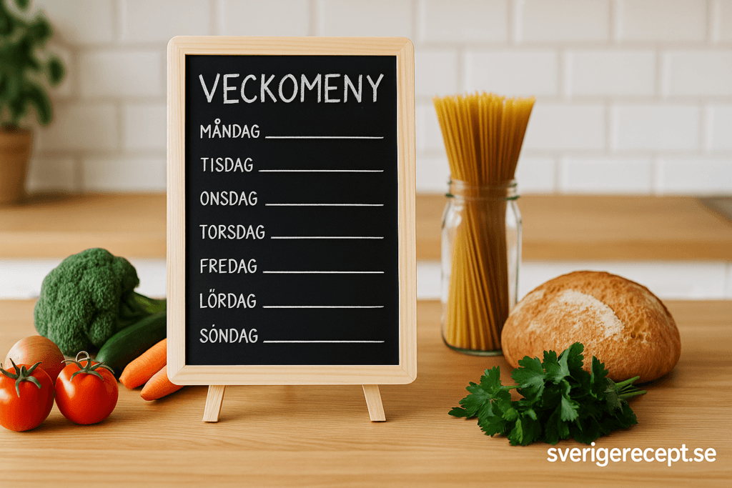 Smarta tips för veckomenyn – planera enkelt och spara tid