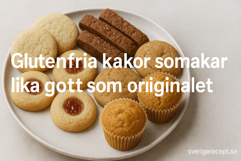 Glutenfria kakor som smakar lika gott som originalet