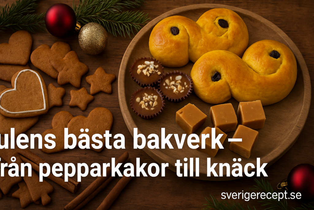 Julens bästa bakverk – från pepparkakor till knäck