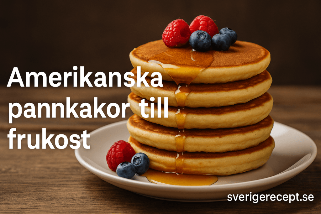 Amerikanska pannkakor till frukost – fluffiga och enkla recept