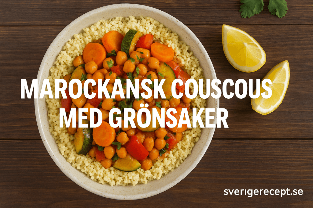 Marockansk couscous med grönsaker – enkelt och smakrikt recept