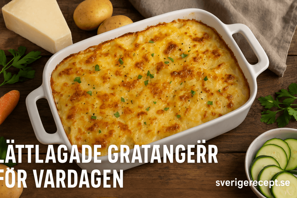 Lättlagade gratänger för vardagen – enkla och mättande recept