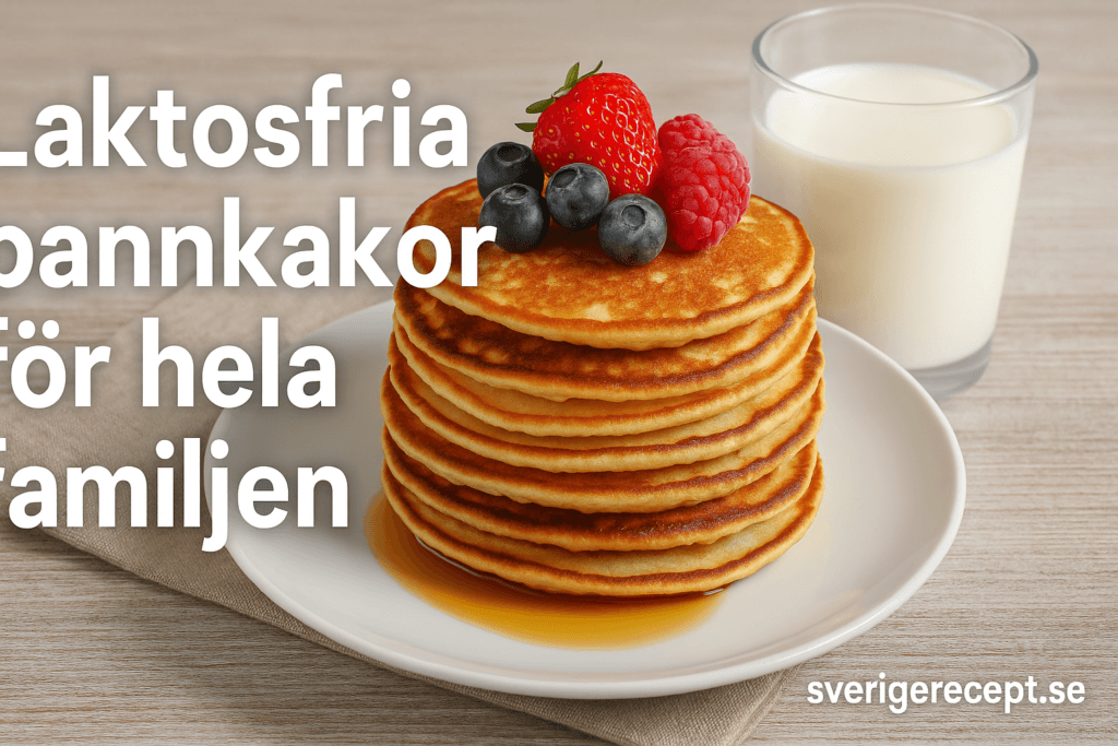 Laktosfria pannkakor för hela familjen – enkla, goda och mjölkfria recept