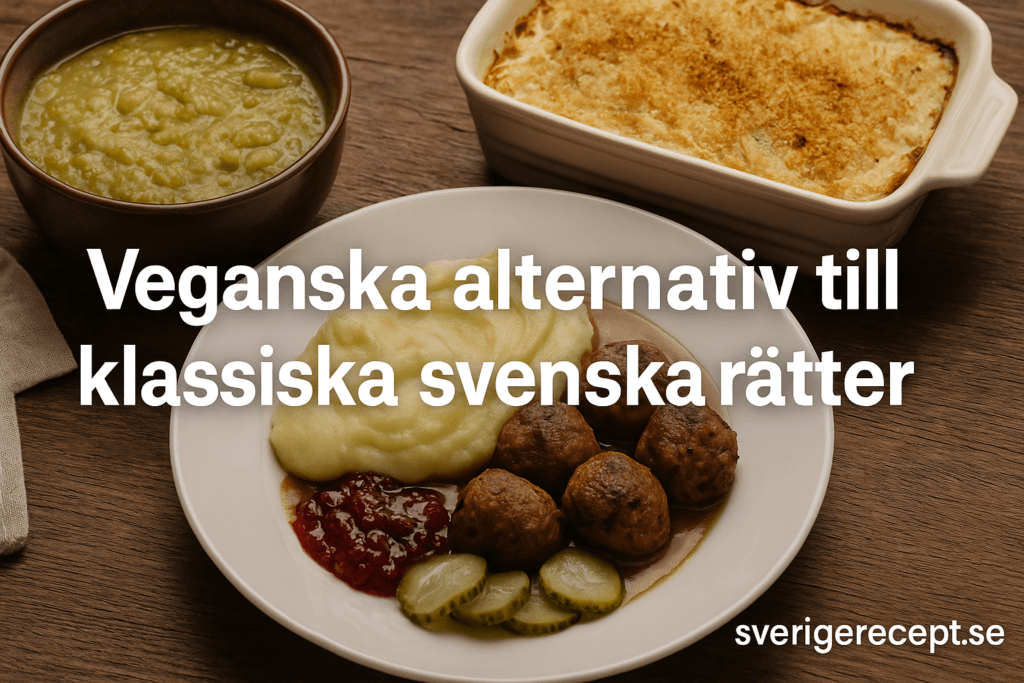 Veganska alternativ till klassiska svenska rätter – tradition med modern twist