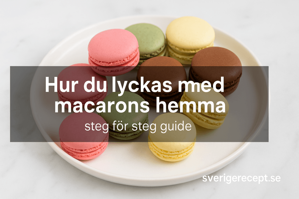 Hur du lyckas med macarons hemma – steg för steg guide