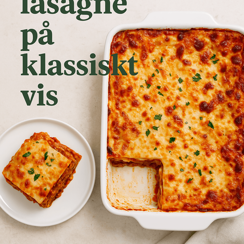 Italiensk lasagne på klassiskt vis – recept och tips