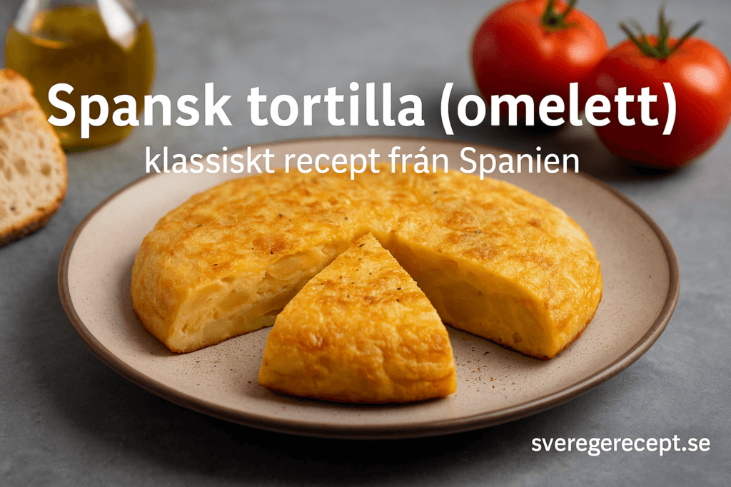 Spansk tortilla (omelett) – klassiskt recept från Spanien