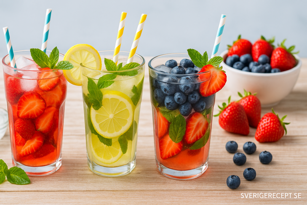 Sommardrinkar med frukt och bär – fräscha recept för varma dagar