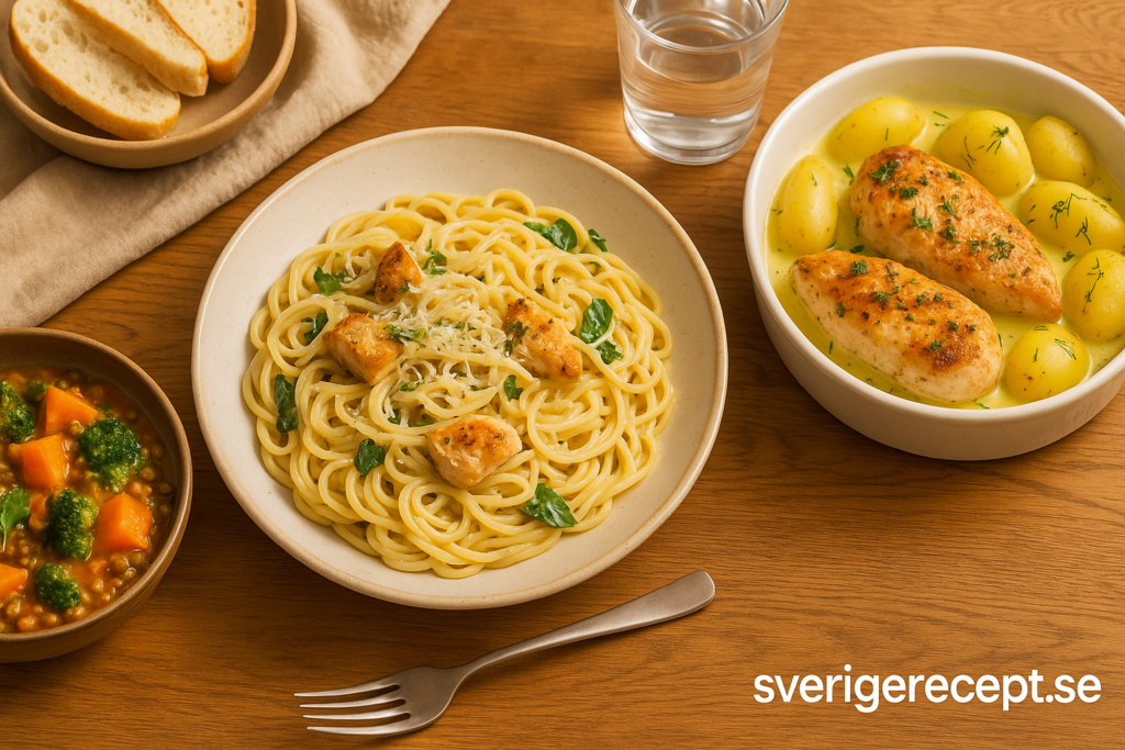 Enkla recept för vardagskvällar – inspiration för stressfria middagar