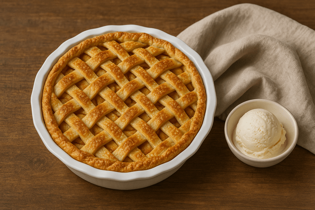 Amerikansk apple pie – klassiskt recept med frasigt pajskal