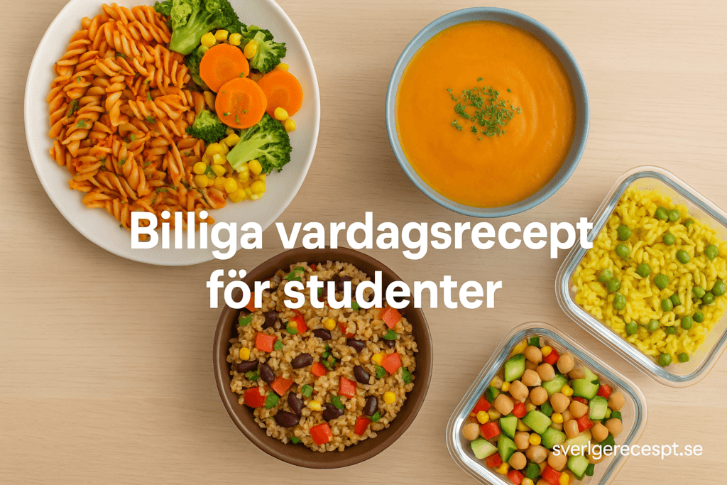 Billiga vardagsrecept för studenter – spara pengar och ät gott varje dag