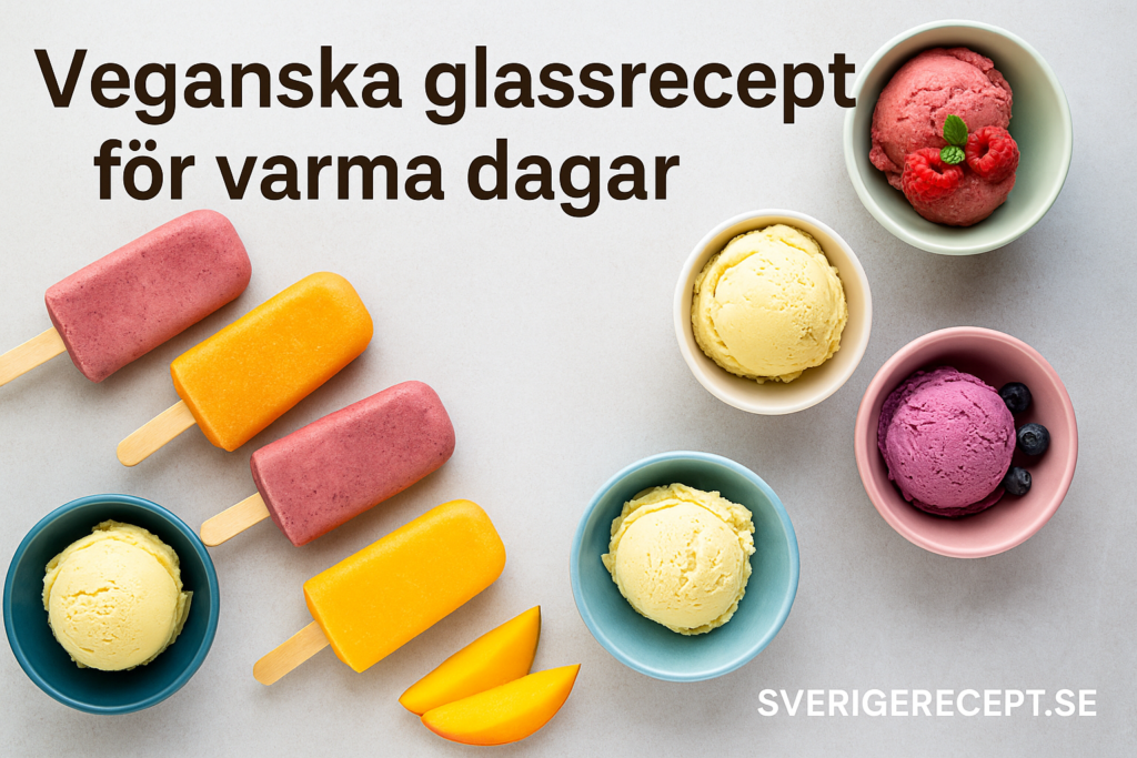 Veganska glassrecept för varma dagar – svalkande och läckra alternativ