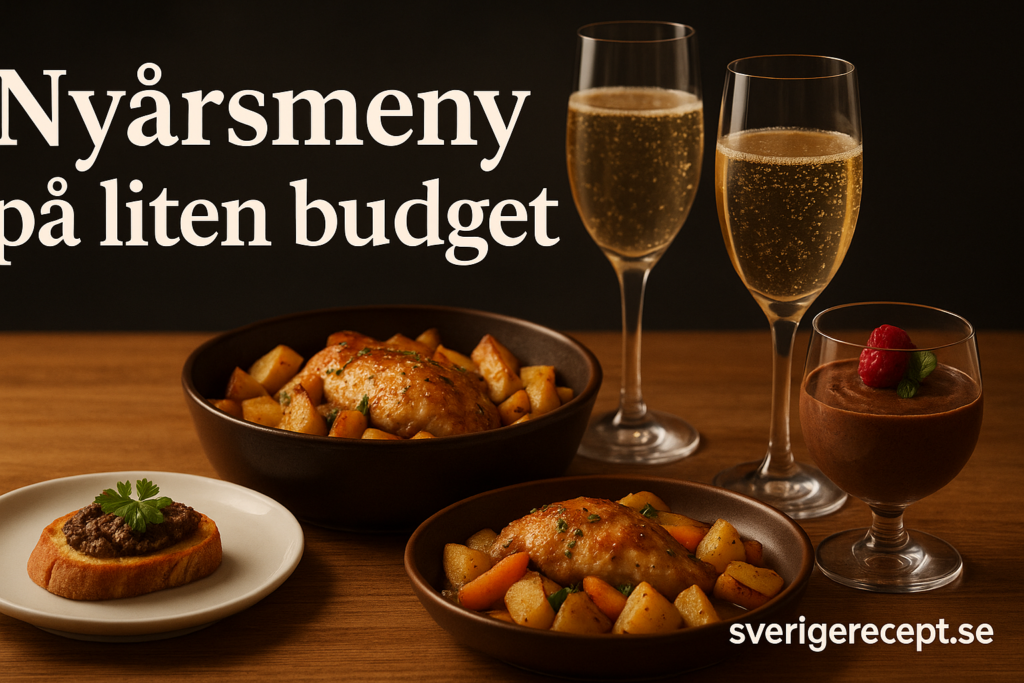 Nyårsmeny på liten budget – lyxig känsla utan höga kostnader