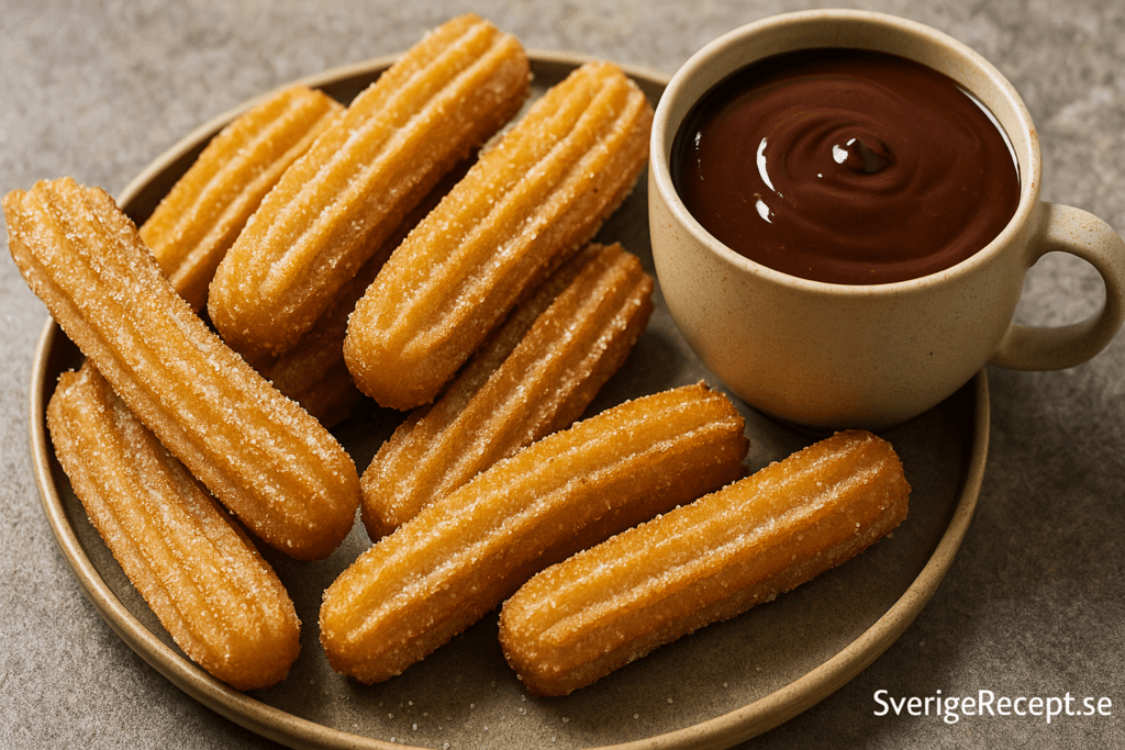 Spanska churros med choklad – en smak av Spanien hemma i köket 🇪🇸