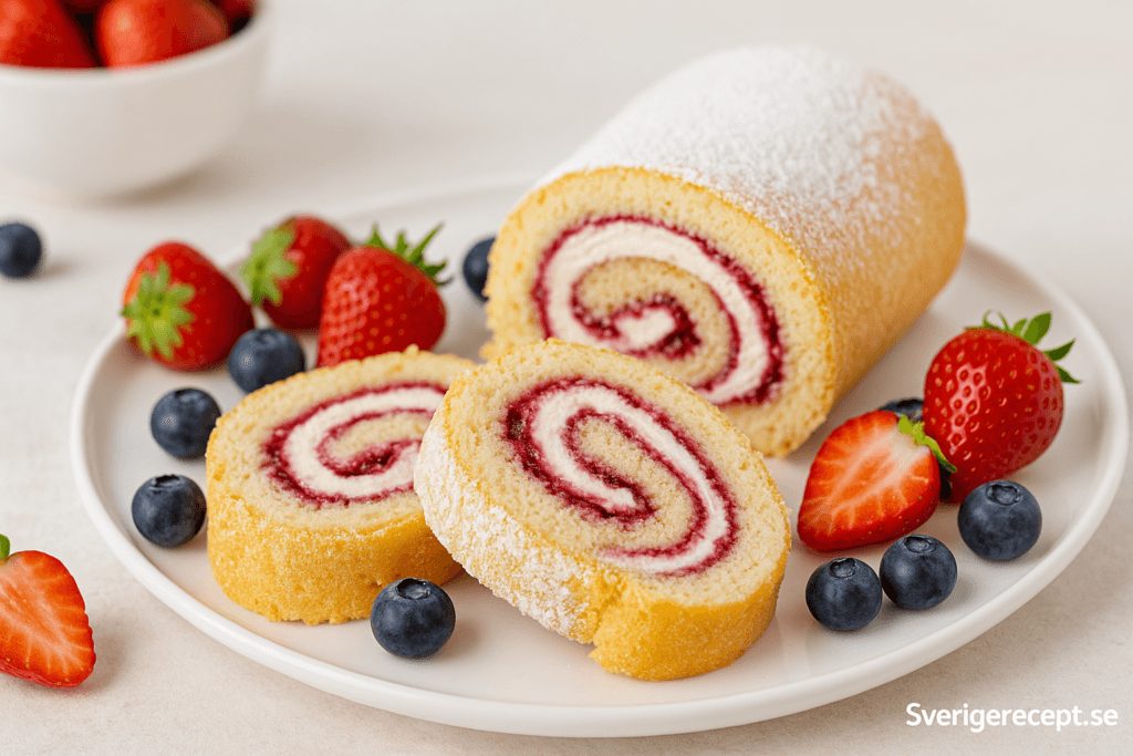 Rulltårta med bärfyllning – en svensk klassiker i ny tappning