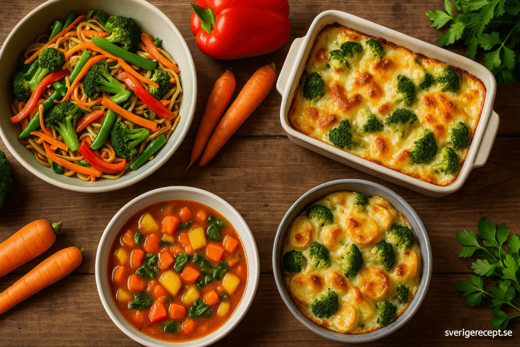 Billiga vardagsfavoriter med grönsaker – enkla, nyttiga och plånboksvänliga recept