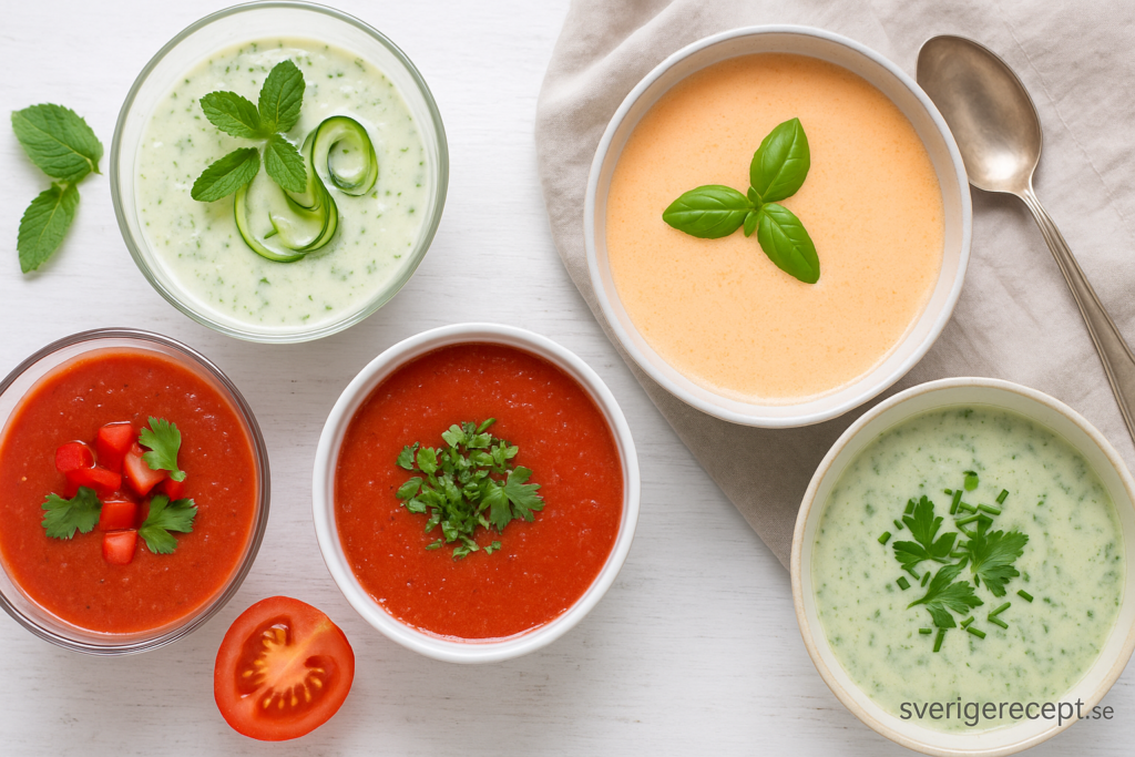 Sommarens kylda soppor – fräscha och lätta måltider för heta dagar