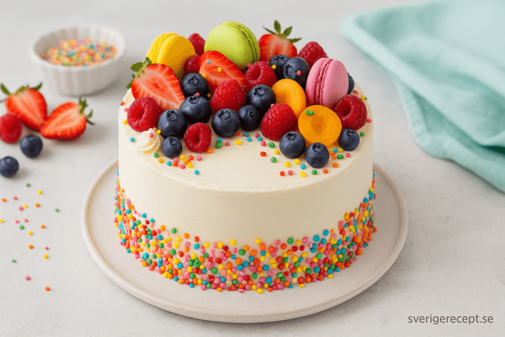 Födelsedagstårtor med färgglad dekoration – kreativt, gott och festligt för alla åldrar