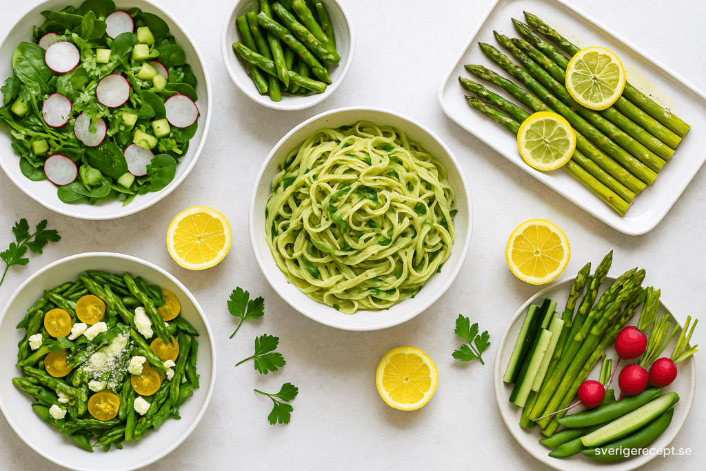 Vårens fräscha vegetariska rätter – lätt, grönt och fullt av smak