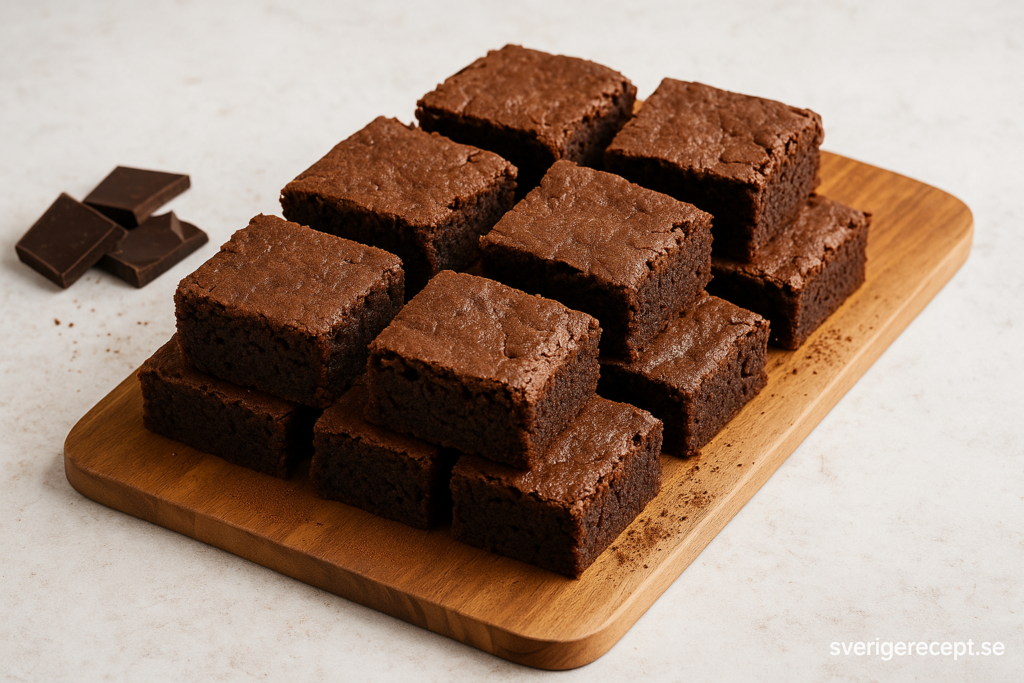 Amerikanska brownies – kladdiga, chokladiga och helt oemotståndliga