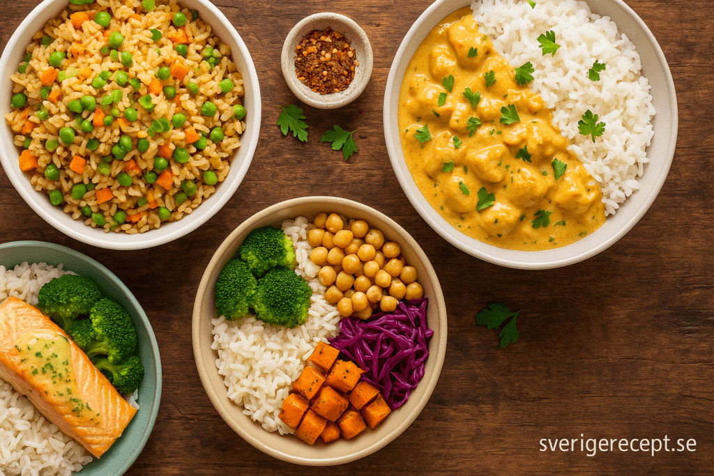 Smarriga vardagsklassiker med ris – enkla, goda och mättande recept för hela familjen