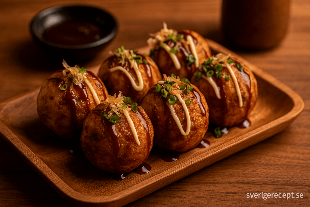 Japansk takoyaki (bläckfiskbollar) – en smakresa till Osakas gator