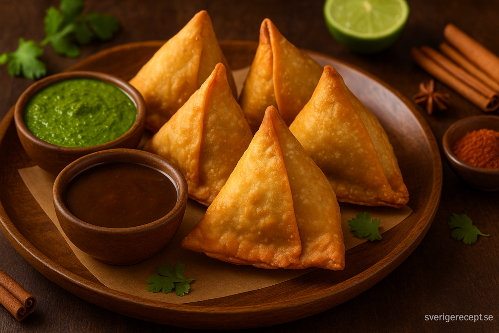 Indisk samosa med potatisfyllning – spröd, smakrik och klassisk