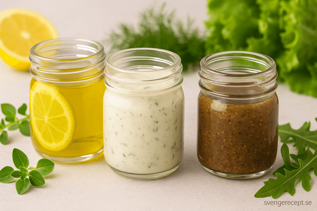 Nyttiga salladsdressingar utan socker – smakrik hälsa i varje droppe