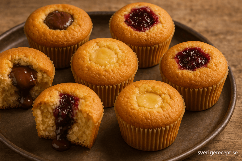 Muffins med fyllning – bakglädje med extra överraskning