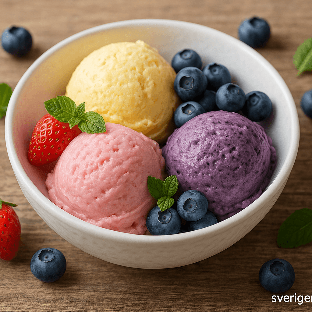 Hemgjord glass med yoghurt – fräsch och krämig njutning