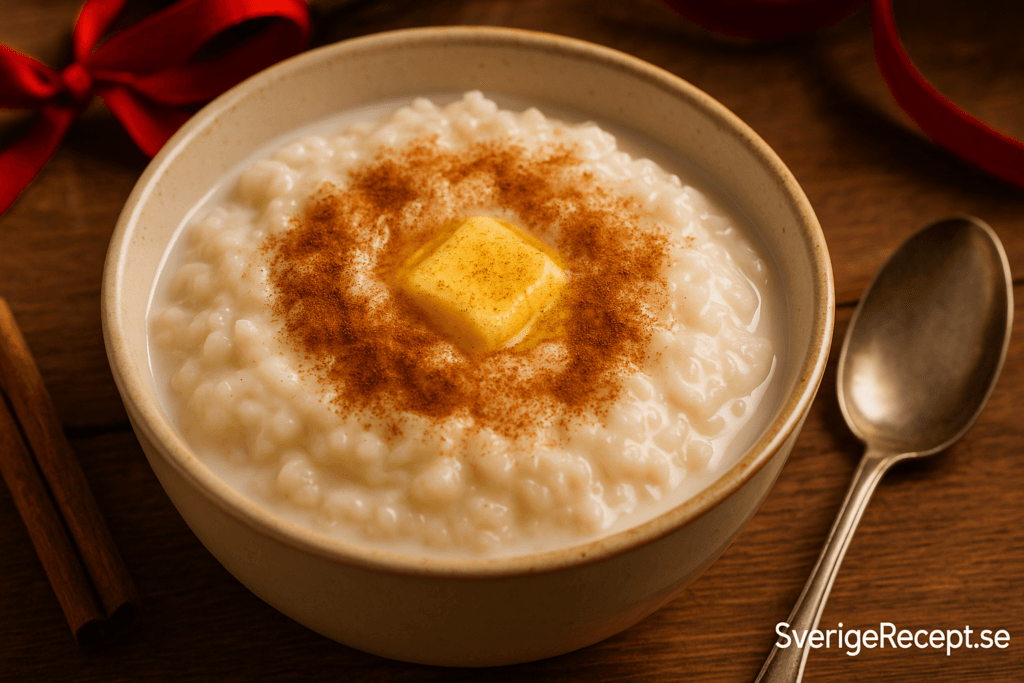 Julens klassiska risgrynsgröt – ett svenskt julminne i varje sked