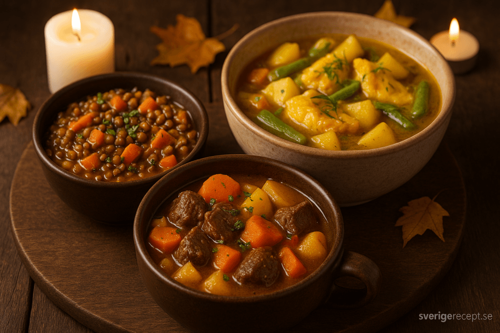 🍲 Höstens värmande gryträtter – mustiga smaker och enkel vardagslyx