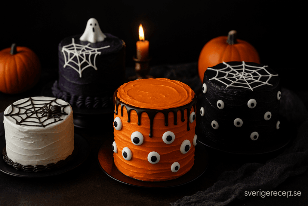Halloween-inspirerade tårtor – söta, spöklika och oemotståndliga