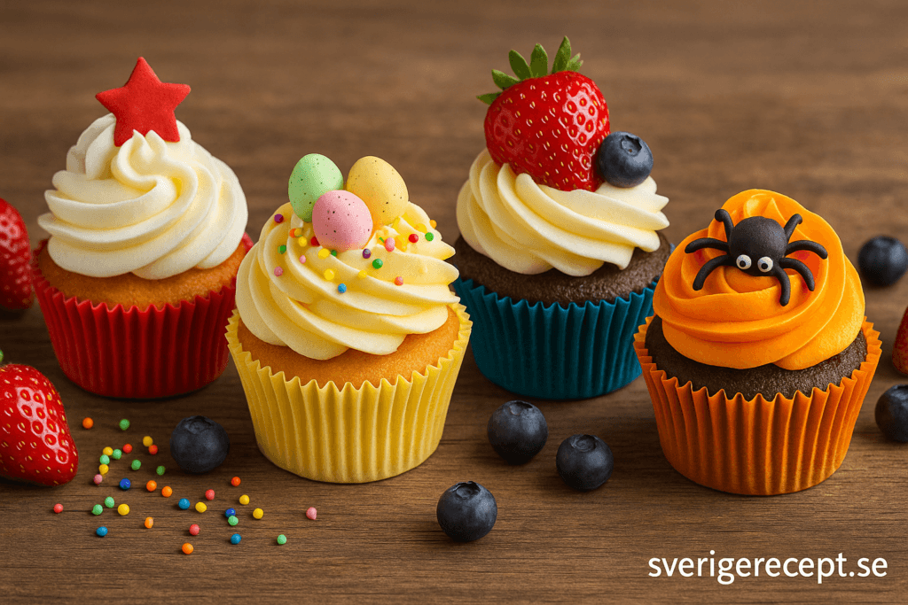 Cupcakes för varje högtid – dekorera som ett proffs
