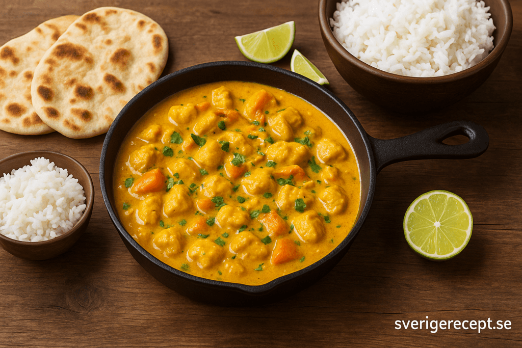 Indisk curry på svenskt vis