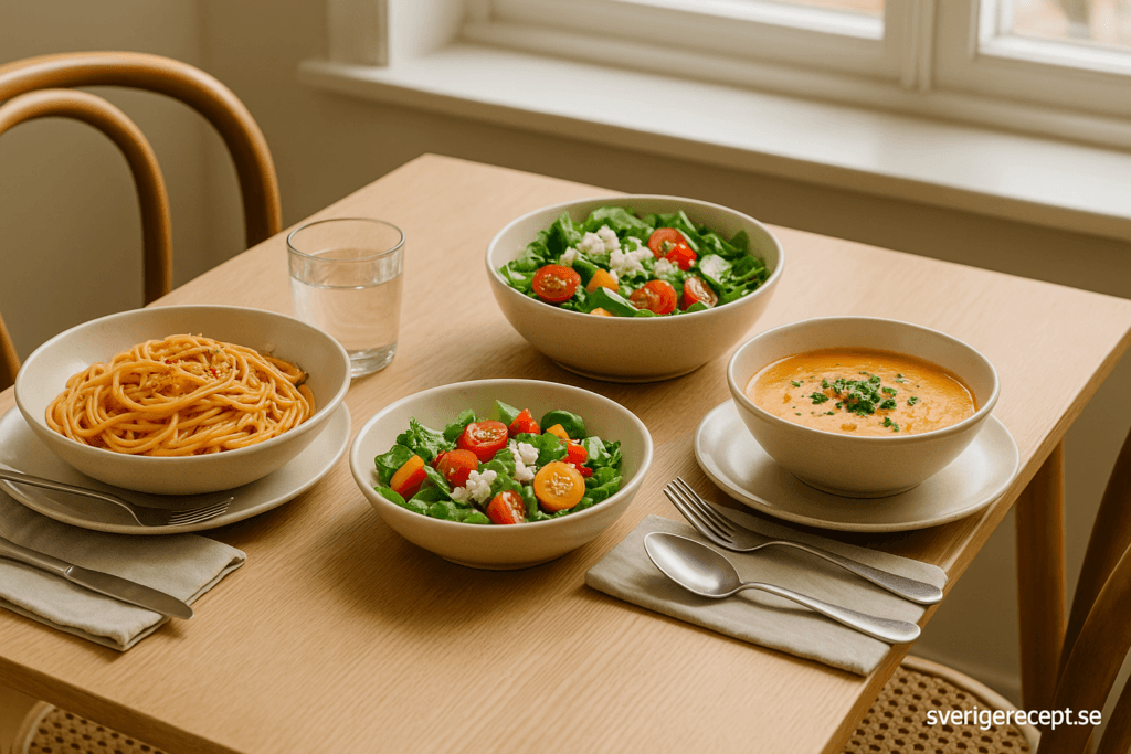 Mat för tvĂ„ â enkla recept utan svinn