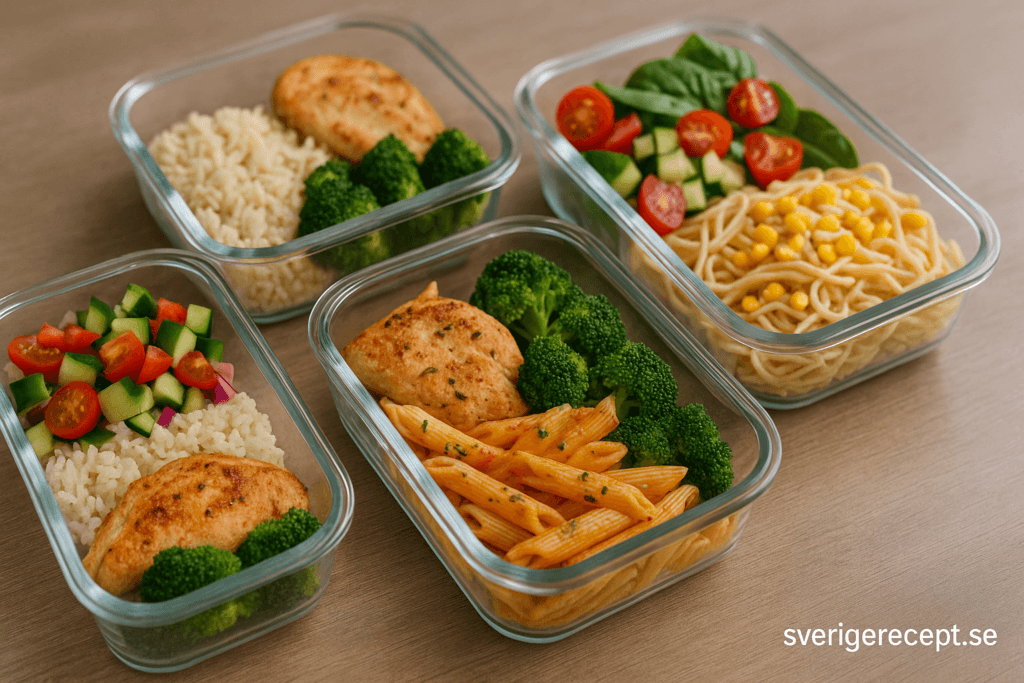 MatlĂ„dor som hĂ„ller sig frĂ€scha hela veckan â smart planering för vardagen