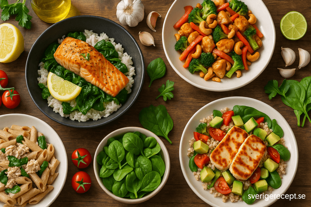 Snabbt, gott och nyttigt – 30-minutersrätter